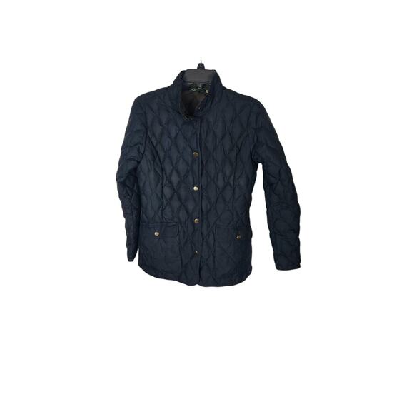 Black Eddie Bauer down puffer jacket women's small - Picture 1 of 5